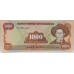 NICARAGUA 1985 . TWO HUNDRED THOUSAND 200,000 / ONE THOUSAND 1,000  CORDOBAS BANKNOTE . ERROR . MISSING OVERPRINT FROM BACK
